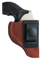 Bianchi 10382 6C IWB Size 02 Tan Leather Belt Clip Fits 3" Barrels/Ruger/Colt/Charter Arms Right Hand