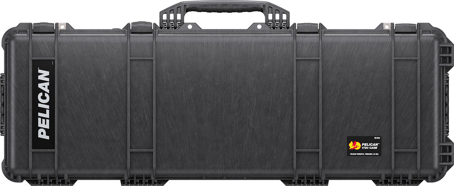 Pelican 1750 Protector Long Case Interior Dimensions 50.38" X 13.33" X 5.33", Black Polypropylene