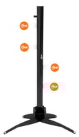 Allen 15633 EZ-Aim Rimfire Rifles/Handguns Orange/White Steel Standing Includes 4 Steel Target Paddles