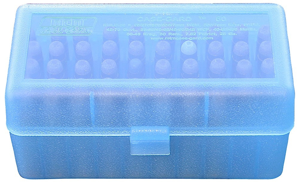 MTM RMLD-50-24 Case-Gard Ammo Box 50 Round Flip-Top 300 WSM 45-70 7mm