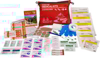 Adventure Medical Kits 01050100 Sportsman 100 Medical Kit Treats Injuries/Illnesses Waterproof Red