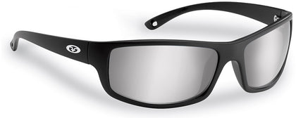 Flying Fisherman 7756BSS Slack Tide Sunglasses Black Smoke-Silver Mirror