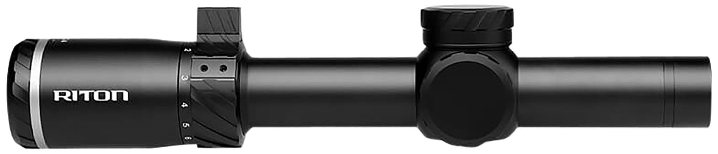 Riton Optics 5T110LFI23 5 Tactix Black 1-10x24mm 30mm Tube Illuminated 3OT Reticle