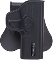 Bulldog RRSR9PC Rapid Release OWB Black Polymer Paddle Fits Ruger SR9 Right Hand