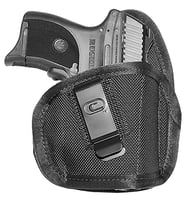 Crossfire Shooting Gear CRFTPSTLSRSA1S2R The Tempest Laser IWB Size 02 Black Ballistic Nylon Belt Clip Fits Subcompact 2-2.50" Barrel Right Hand