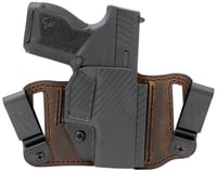 Versacarry INS201HCT Insurgent Deluxe IWB/OWB Brown Polymer Belt Clip Fits Springfield Hellcat Right Hand