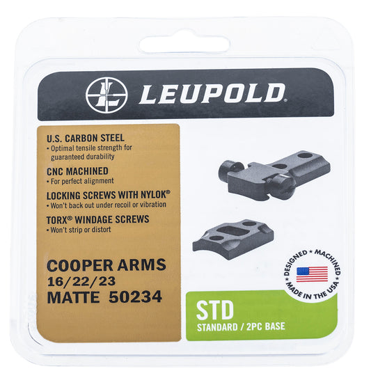 Leupold 51718 STD Scope Rings, 30mm Low Matte