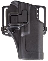 Blackhawk 410525BKL Serpa CQC OWB Size 25 Matte Black Polymer Belt Loop/Paddle Fits S&W M&P/SD Left Hand