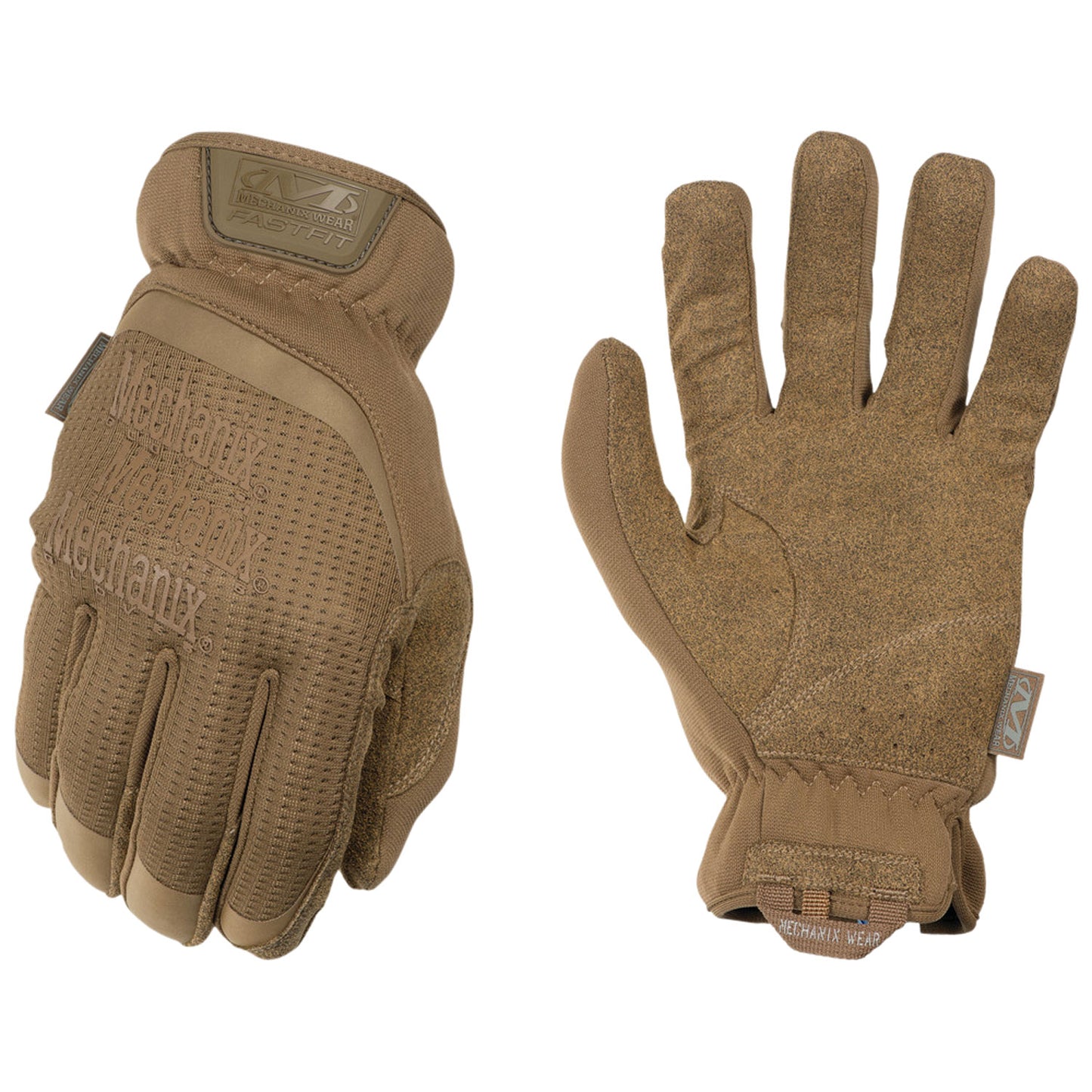 MECHANIX WEAR FFTAB-72-009 FastFit Medium Coyote Synthetic Leather Touchscreen