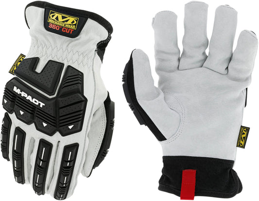 MECHANIX WEAR LDMPHD-X00-0 Durahide M-Pact HD Driver F8-360 Small White DuraHide Leather