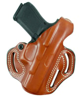 DeSantis Gunhide 001TA7HZ0 Thumb Break Scabbard OWB Tan Leather Belt Slide Fits Sig P250 Fits Sig P320 Right Hand