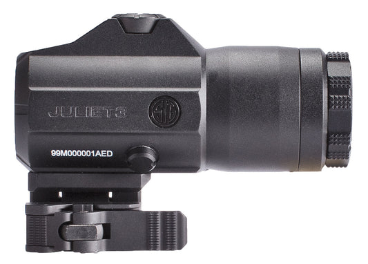 Sig Sauer Electro-Optics SOJ31001 Juliet3 Magnifier Black 3x24mm PowerCam 90 Degree Mount