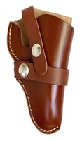 Hunter Company 1100-7 Belt OWB Size 7 Chestnut Tan Leather Belt Loop Fits SA/DA Revolver Fits 2-3.50" Barrel Right Hand Compatible W/ Hunter Buscadero/Straight Cartridge Belts