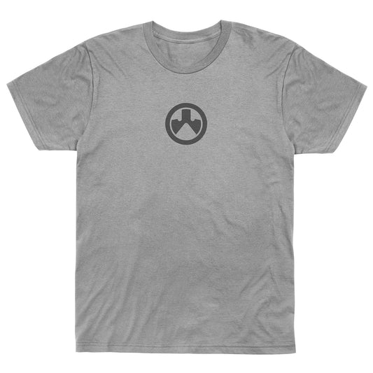 Magpul MAG1115-030-S Icon Logo CVC Athletic Gray Heather Cotton/Polyester Short Sleeve Small