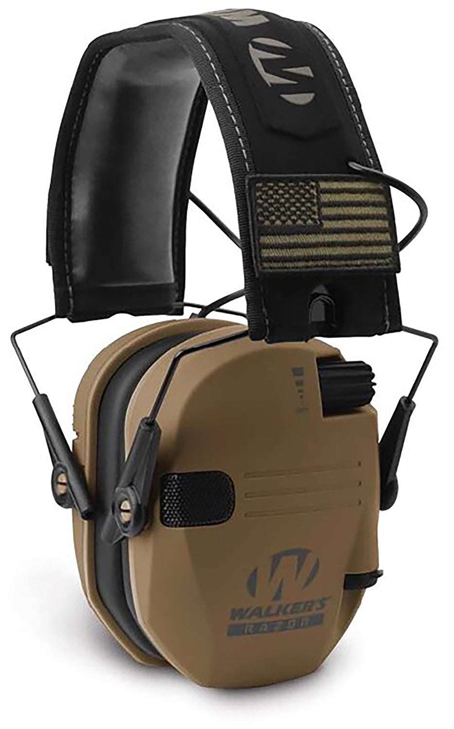 Walkers GWPRSEMPATBB Razor Patriot Slim Muff 23 DB Over The Head Battle Brown/Black Polymer