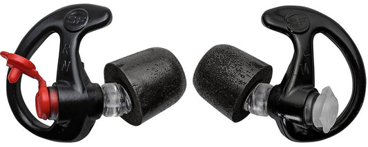 SUREFIRE SONIC DFNDR LRG BLK 1 PAIR