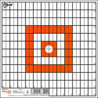 EZ-Aim 15495 Paper Targets Grid Paper Hanging 12" X 12" Orange/White 12 PK