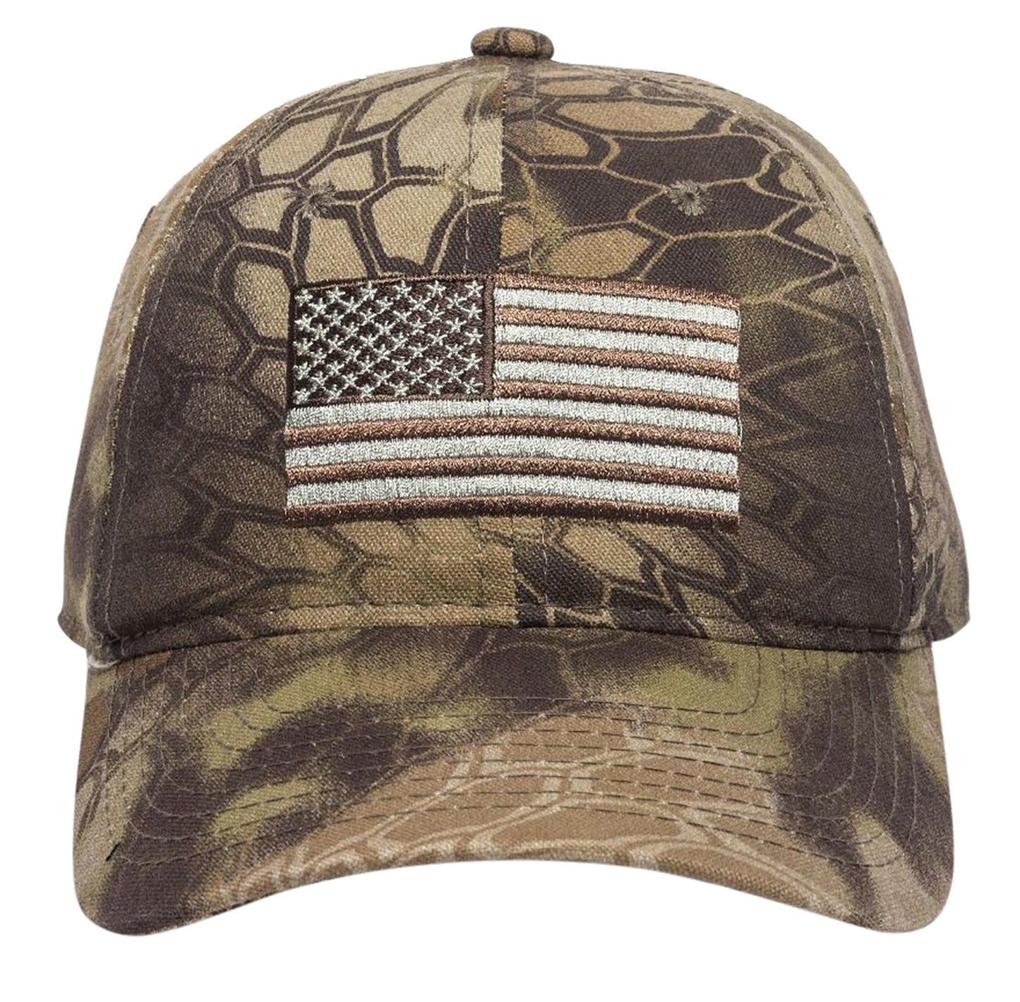 Outdoor Cap USA-200 - KH USA Americana Camo Cap, Kryptek