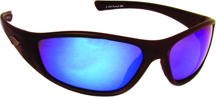 Sea Striker 239 Pursuit Sunglasses Blk Frame/Blu Mirror Lens