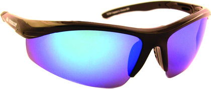 Sea Striker 236 Captain's Choice Sunglasses Blk Frame/Blu Mirror Lens