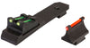 TruGlo TG109 Lever Action Rifle Sights Black 0.343" Red Front, Green Rear Adjustable For Marlin 336