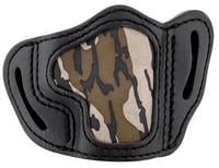 1791 Gunleather MOBHCSBLR BHC Optic Ready OWB Size C Mossy Oak/Stealth Black Leather Belt Slide Compatible W/Glock 43/Sig P365/Walther PPK Right Hand