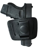 Tagua IWH003 2 In 1 IWB/OWB, Size Large, Black Leather, Compatible W/Springfield XD, Glock, Sig, Belt Slide Mount, Ambidextrous