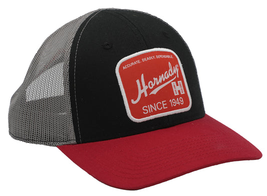 Hornady 99216 Hornady Cap Mesh Cap Black Red