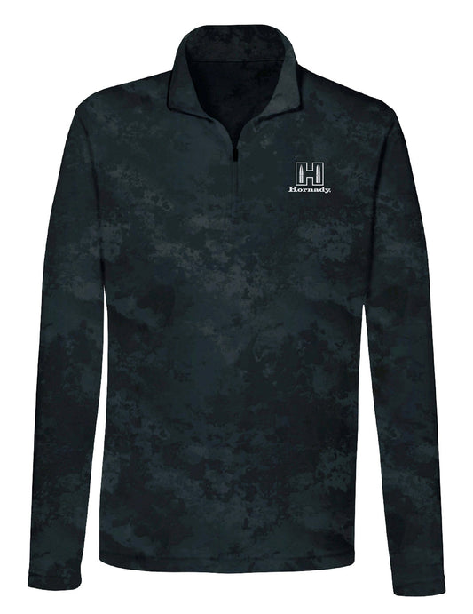 Hornady 99597L Performance 1/4 Zip Black Long Sleeve Large