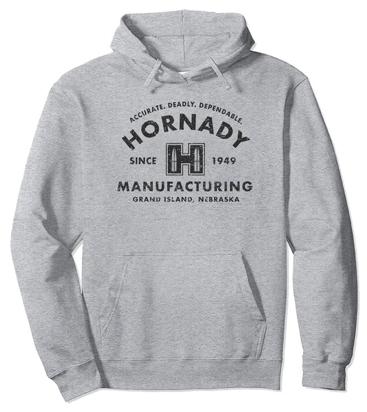 Hornady 99598L Accurate, Deadly, Dependable Gray Long Sleeve Large