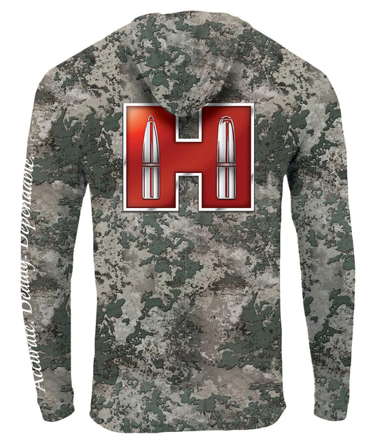 Hornady 99599XXL Solar Hoodie Camo Long Sleeve 2XL