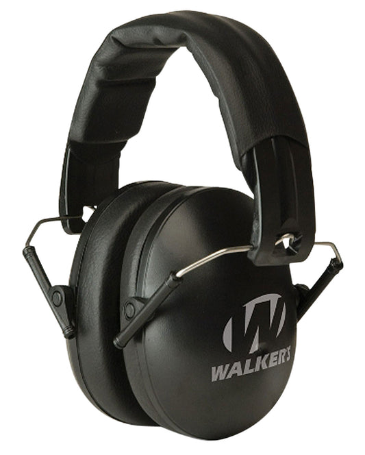 Walkers GWPYWFM2BLK Folding Muff 23 DB Over The Head Black Polymer Fits Youth/Women