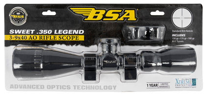 BSA 35039X40AOWRTB Sweet 350 Legend Black Matte 3-9x40mm AO 1