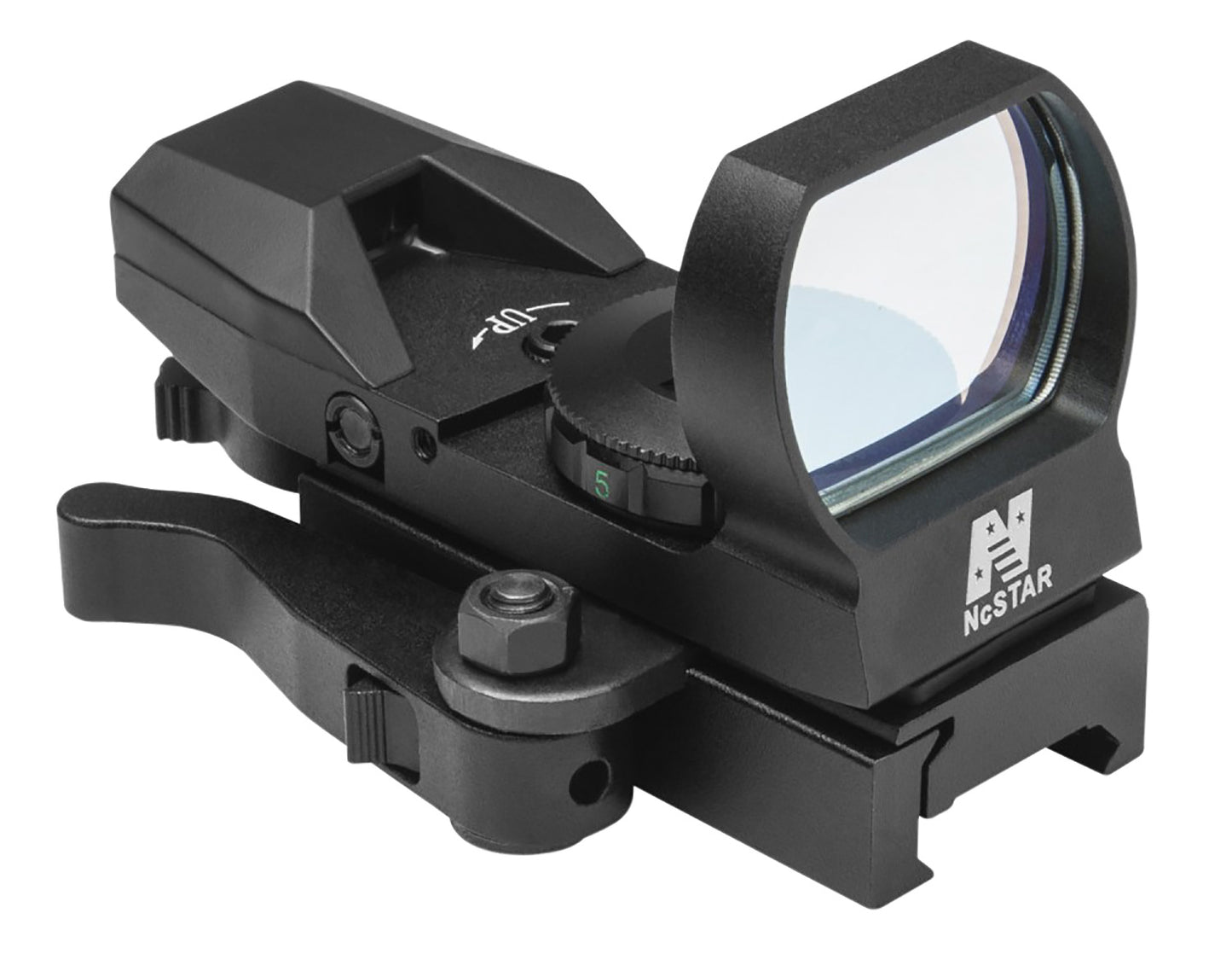 NcSTAR D4BQ Reflex Sight, CR2032 Lithium Batt, 1x, Unlimited