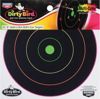 Birchwood Casey 35820 Dirty Bird Multicolor Bullseye 20-8" 20/Pk