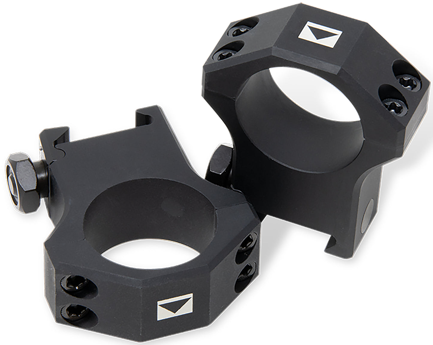 Steiner 5962 T-Series Rings Matte Black 30mm High