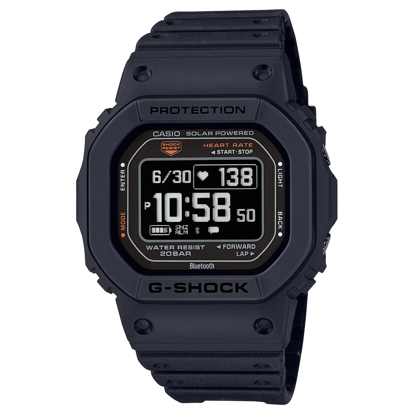 G-Shock/Vlc Distribution DWH56001 G-Shock Move Series Fitness Tracker Black Size 145-215mm