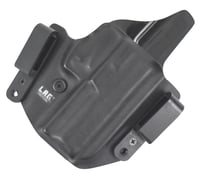 LAG Tactical 1044 Defender IWB/OWB Black Kydex Compatible W/Glock 42 Belt Loop Mount Right Hand