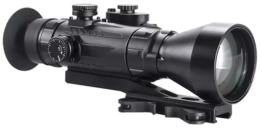 AGM Global Vision 15WP4423483111 Wolverine Pro-4 3AL1 Night Vision Rifle Scope Matte Black 4x70mm Gen 3 Auto-Gated Level 1 Illuminated Red Chevron W/Ballistic Drop Reticle