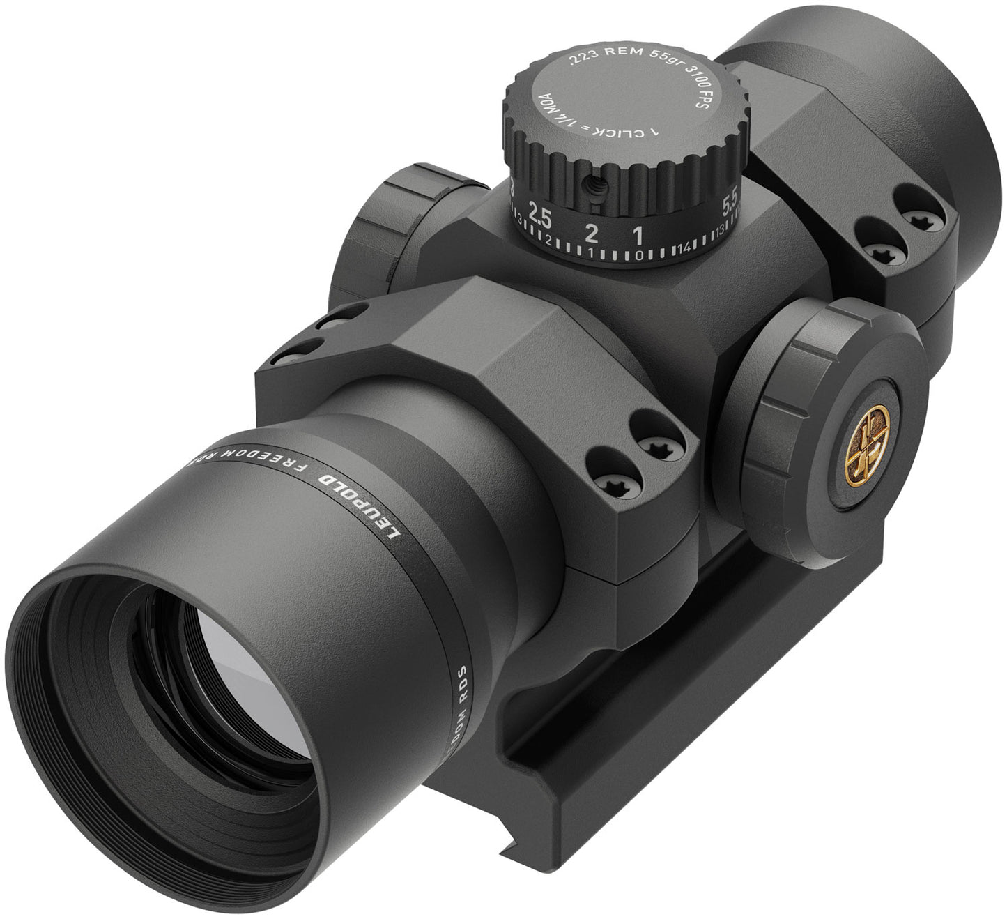 Leupold 180093 Freedom RDS Matte Black 1x34mm 1 MOA Illuminated Red Dot Reticle