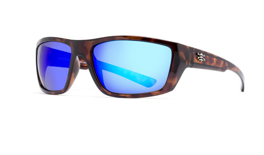 Calcutta SW1BMTORT Shock Wave Sunglasses Tortoise Frame Blue