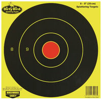 Birchwood Casey BC-35950 Dirty Bird 8" Yellow Bull's-Eye Target - 50