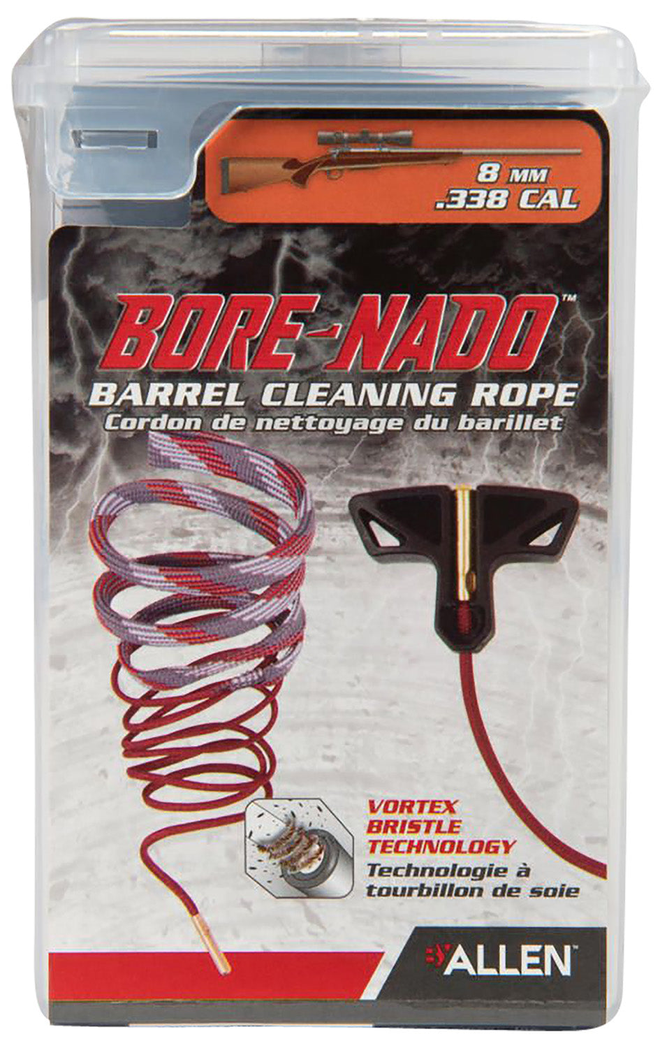 Allen 70723 Bore-Nado Rifle Cleaning Tool 8mm/.338