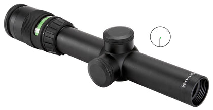 Trijicon TR24G AccuPoint Riflescope 1-4x24mm, BAC Green Triangle Post