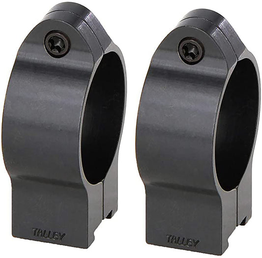 Talley 30CZRH Rimfire Rings Black CZ 452 European/455/457/512/513 30mm High