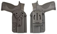 Comp-Tac C57300000NQ1N QB OWB Size 01 Black Kydex Belt Clip Compatible W/S&W M&P/Glock 41 Ambidextrous