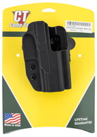 Comp-Tac C241WA327RBKN International OWB Black Kydex Belt Slide/Paddle Fits Walther PDP Fits 4.50" Barrel Right Hand