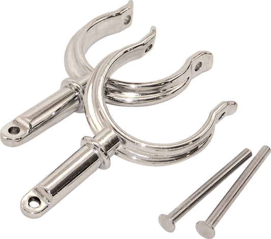 Shoreline Marine SL52232 Oarlock Horns Chrome Zamak