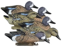 Higdon Outdoors 19953 Standard Blue Wing Teal Species Multi Color Foam Filled 6 Pack