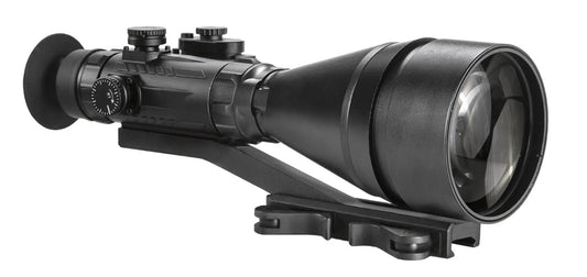 AGM Global Vision 15WP6623453111 Wolverine Pro-6 3AL1 Night Vision Riflescope Matte Black 6x100mm Gen 3 Auto Gated Level 1 Illuminated Red Chevron W/Ballistic Drop Reticle